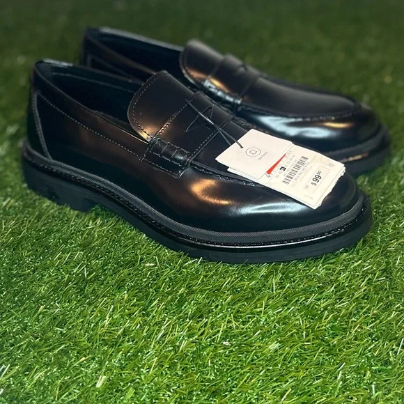 Zara | Shoes | Zara Leather Black Loafers Multiple Men Sizes  display picture 3